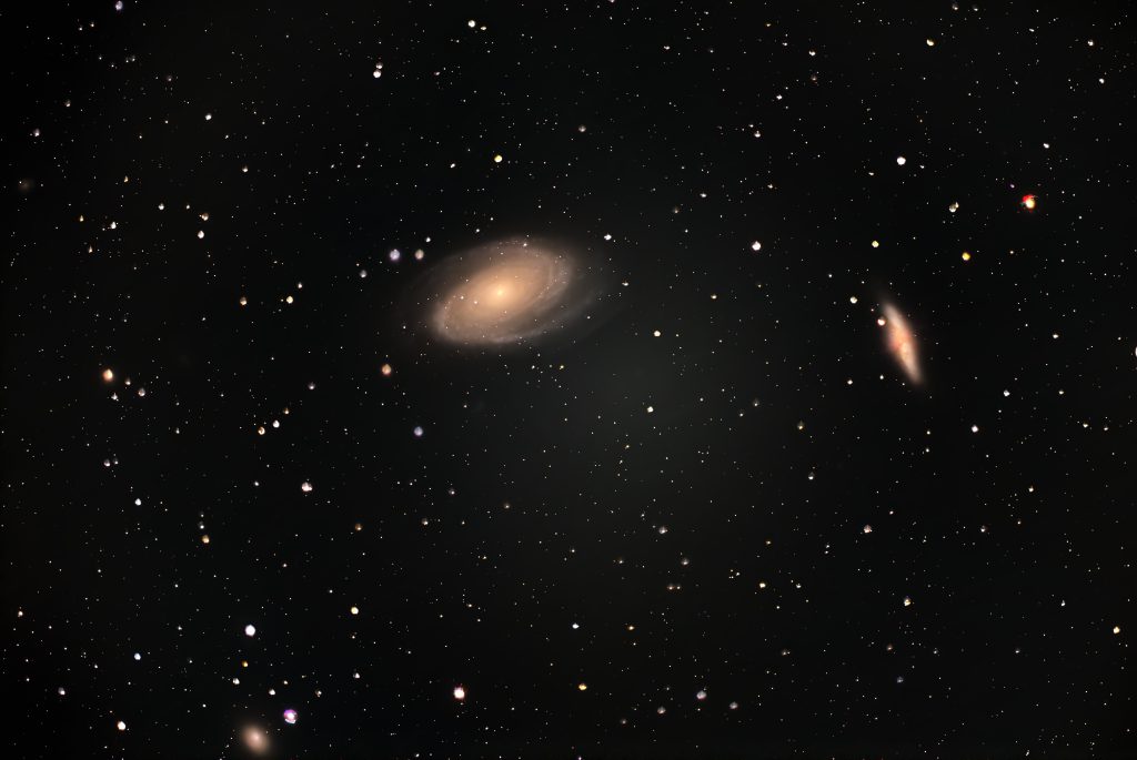 Bodes Galaxy M81 and Cigar Galaxy M82 – Hyperstar – Wolf Run Observatory